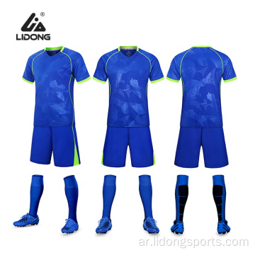 مصنع الصيني تصميم العلامة التجارية الخاصة بك الخاصة لكرة القدم جيرسي كرة القدم القميص للأطفال النساء النساء